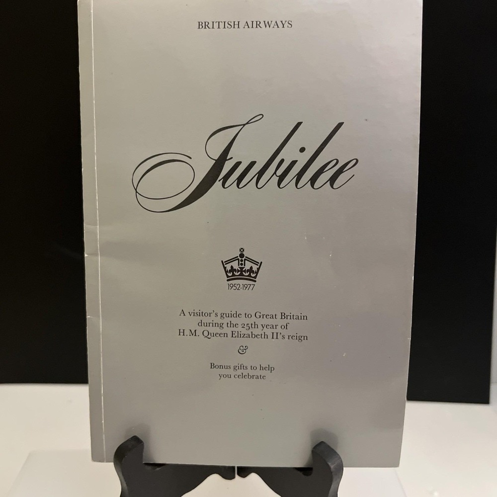 British Airways Visitor's Guide to Queen Elizabeth's 25th‎ Year Jubilee 1977